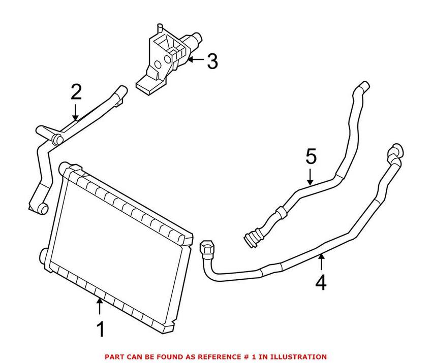 BMW Heater Core 64119123506